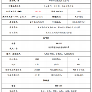 濰坊斯太爾300kw機(jī)組